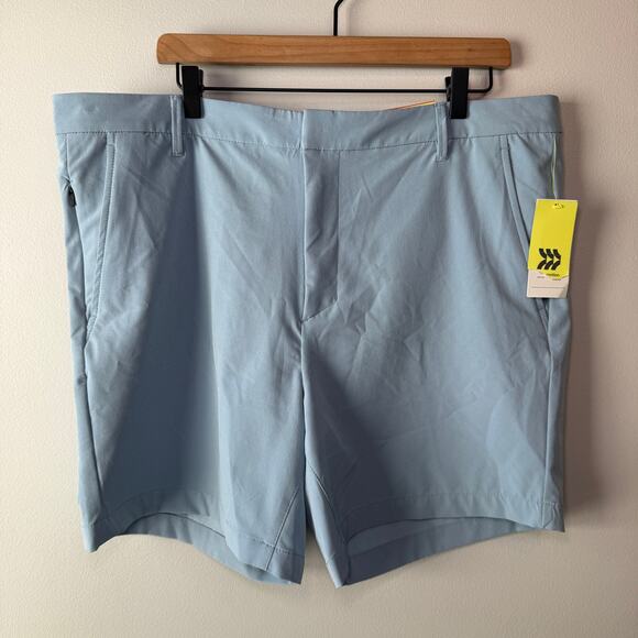 All In Motion Men's 7" Golf Shorts Quick Dry Light Blue Size 40 - Picture 1 of 7